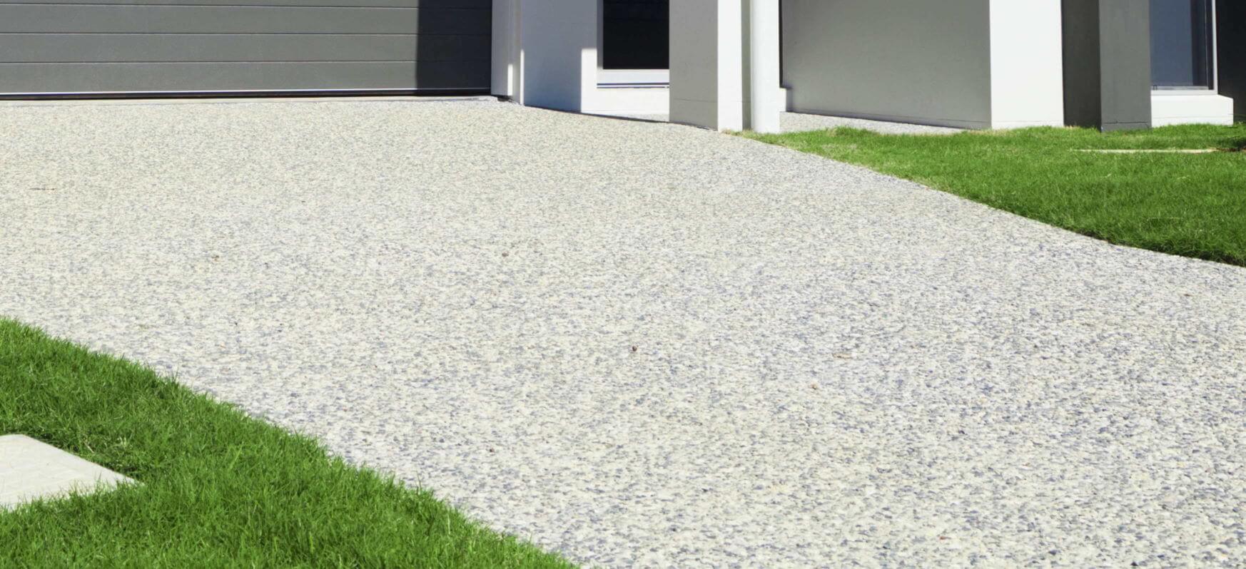 A weed free gravel driveway 